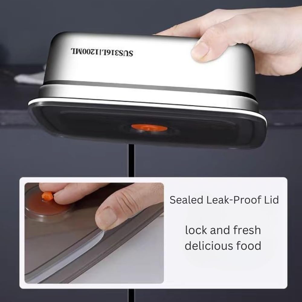 Storiva™ Leakproof Steel Food Container