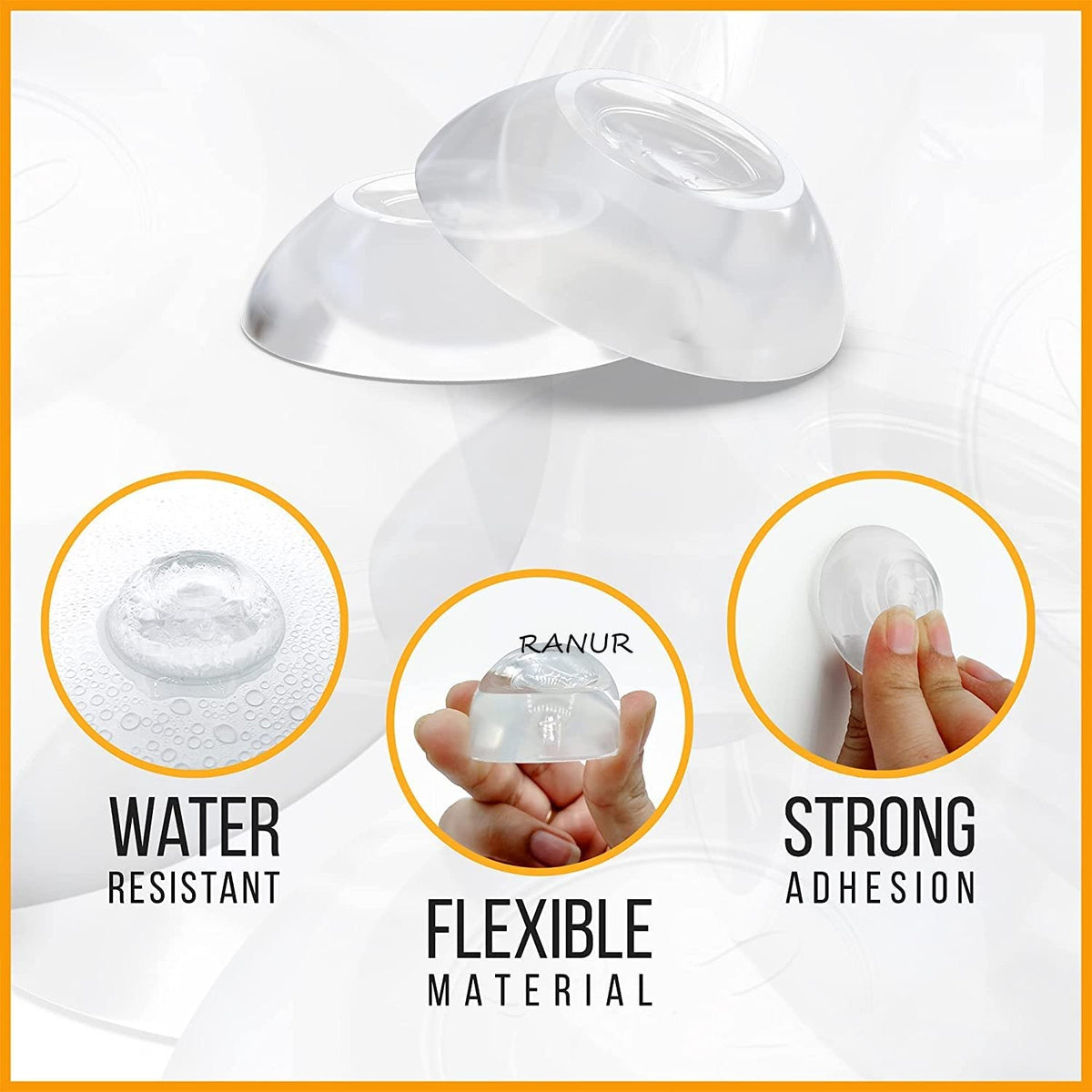 BumpGuard™ Premium Round Silicone Wall Protector