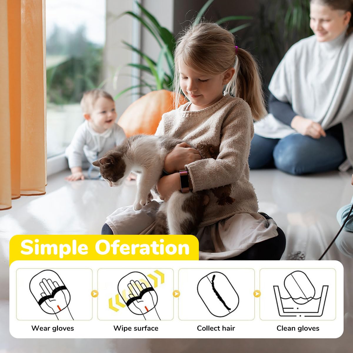 Sheddo™ Pet Hair Remover Glove