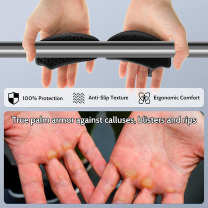 LiftAura™ Fingerless Gym Hand Grips
