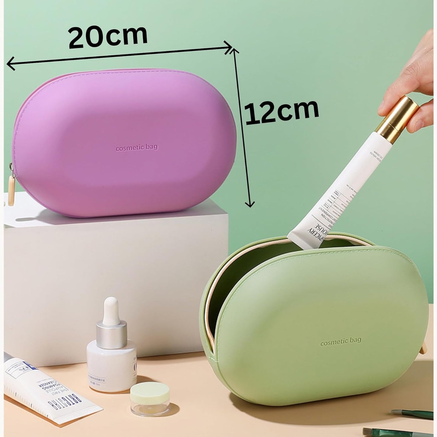 GlamSil™ Soft Waterproof Makeup Bag