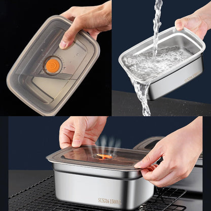 Storiva™ Leakproof Steel Food Container