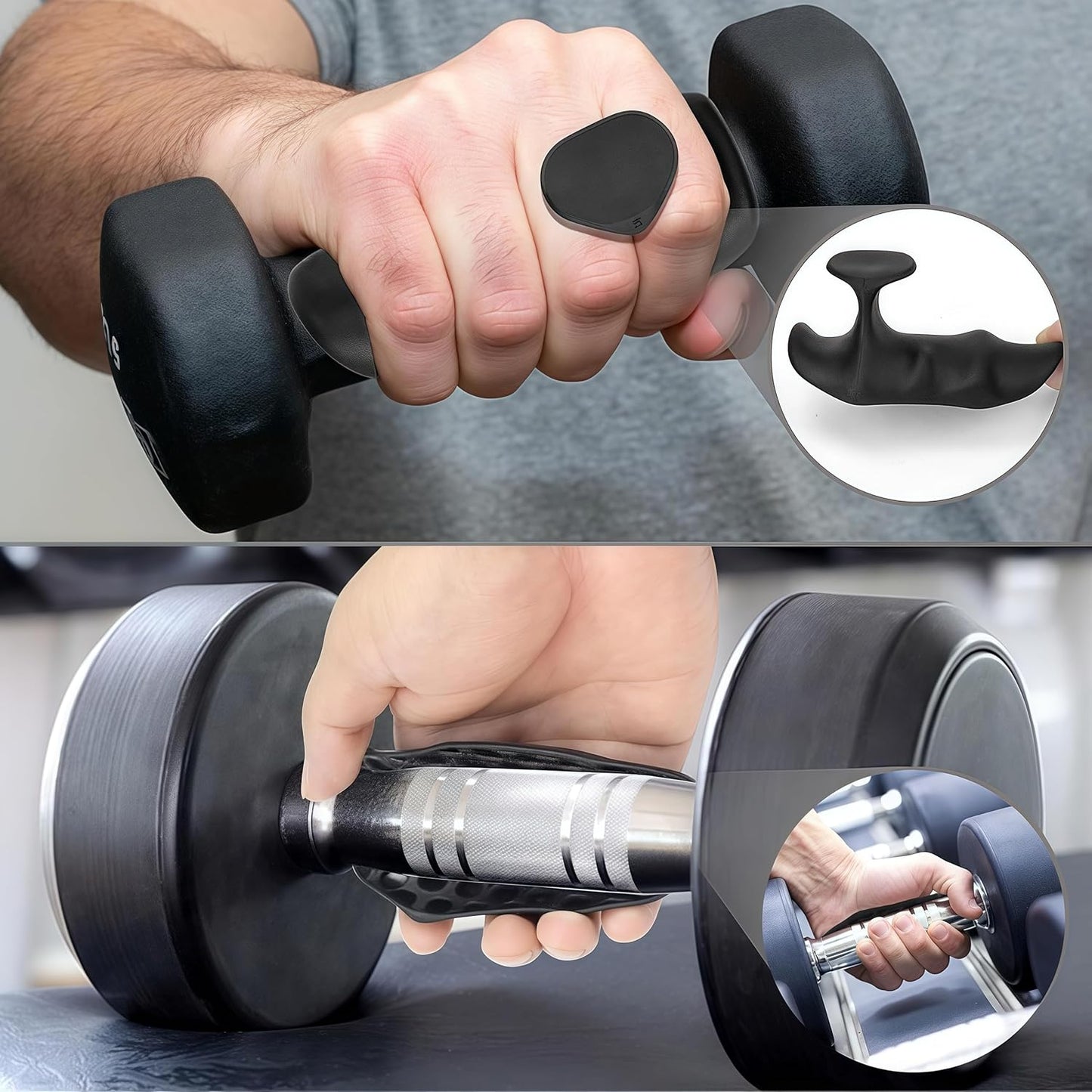 LiftAura™ Fingerless Gym Hand Grips