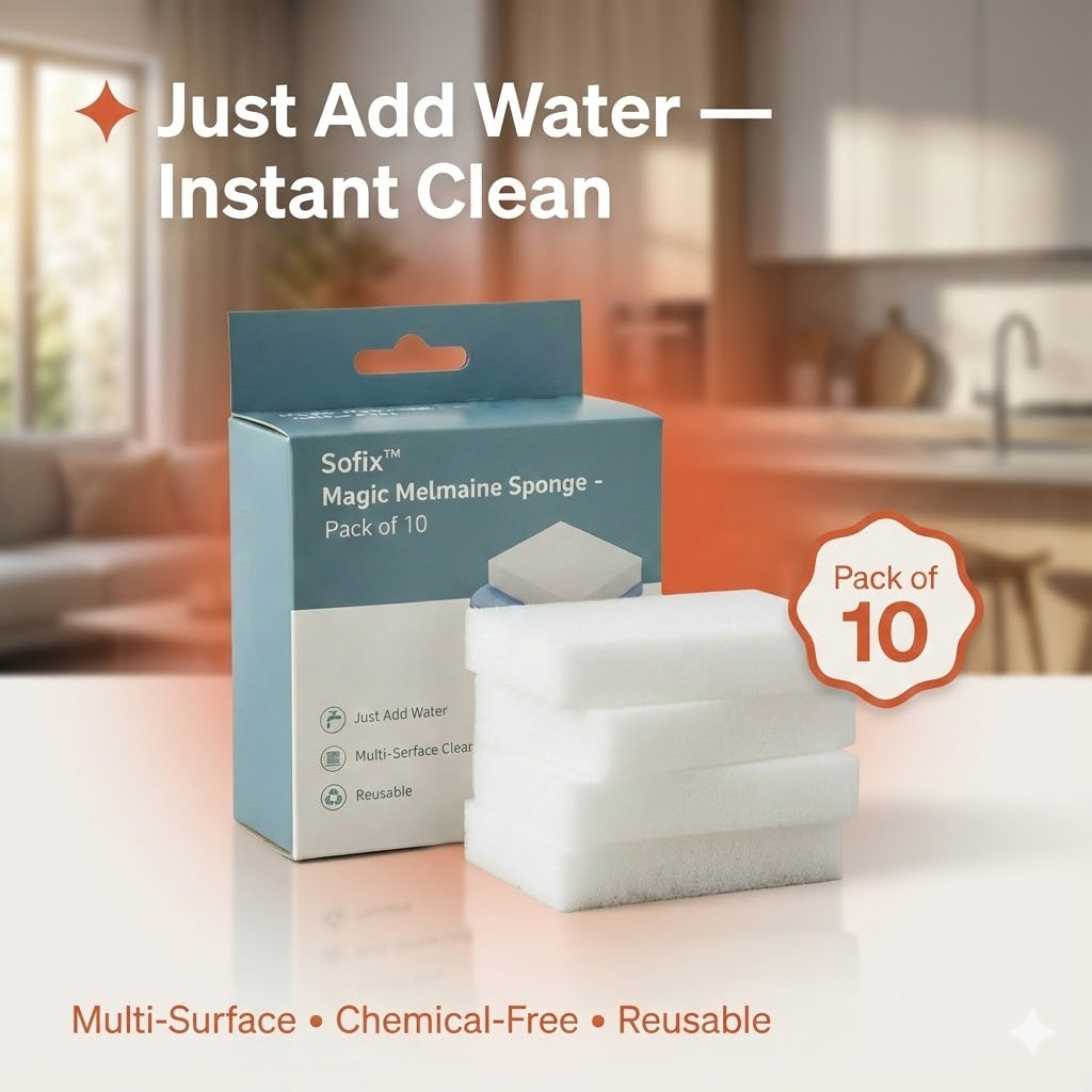 Sofix™ Magic Cleaning Sponge (Pack of 10)